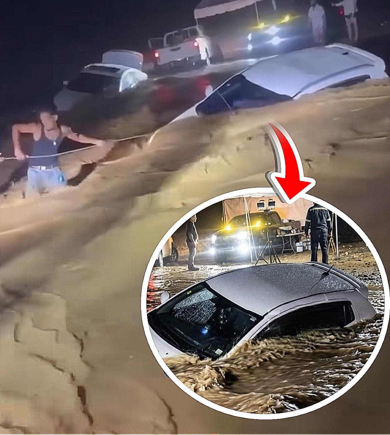 Crecida repentina del río Nizao sorprende a bañistas y deja vehículos atrapados en Rancho Arriba